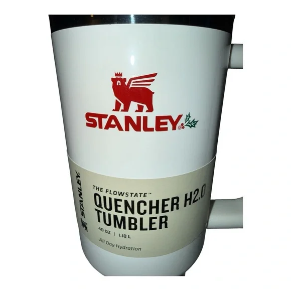 Stanley Tumbler 40oz Mistletoe Twist Christmas Collectors Limited Edition Rare - Picture 2 of 13